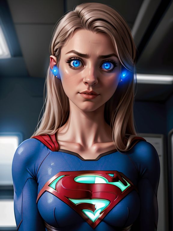 00003-315612408-_lora_Digital_Earwig_0.6_ 1_2 body shot,_Meslissa Benoist is Bizarro Supergirl,  wearing a digital earwig, glowing blue eyes, hy.jpeg